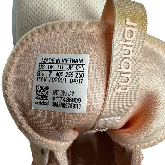 Adidas Originals Tubular Viral 2.0 women's athletic shoes in Ice Pink/white Sz 8 - Picture 7 of 12